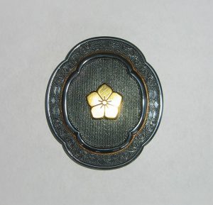 桔梗紋入り引手